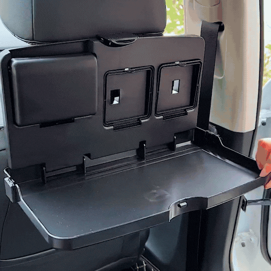 Car back seat food tray