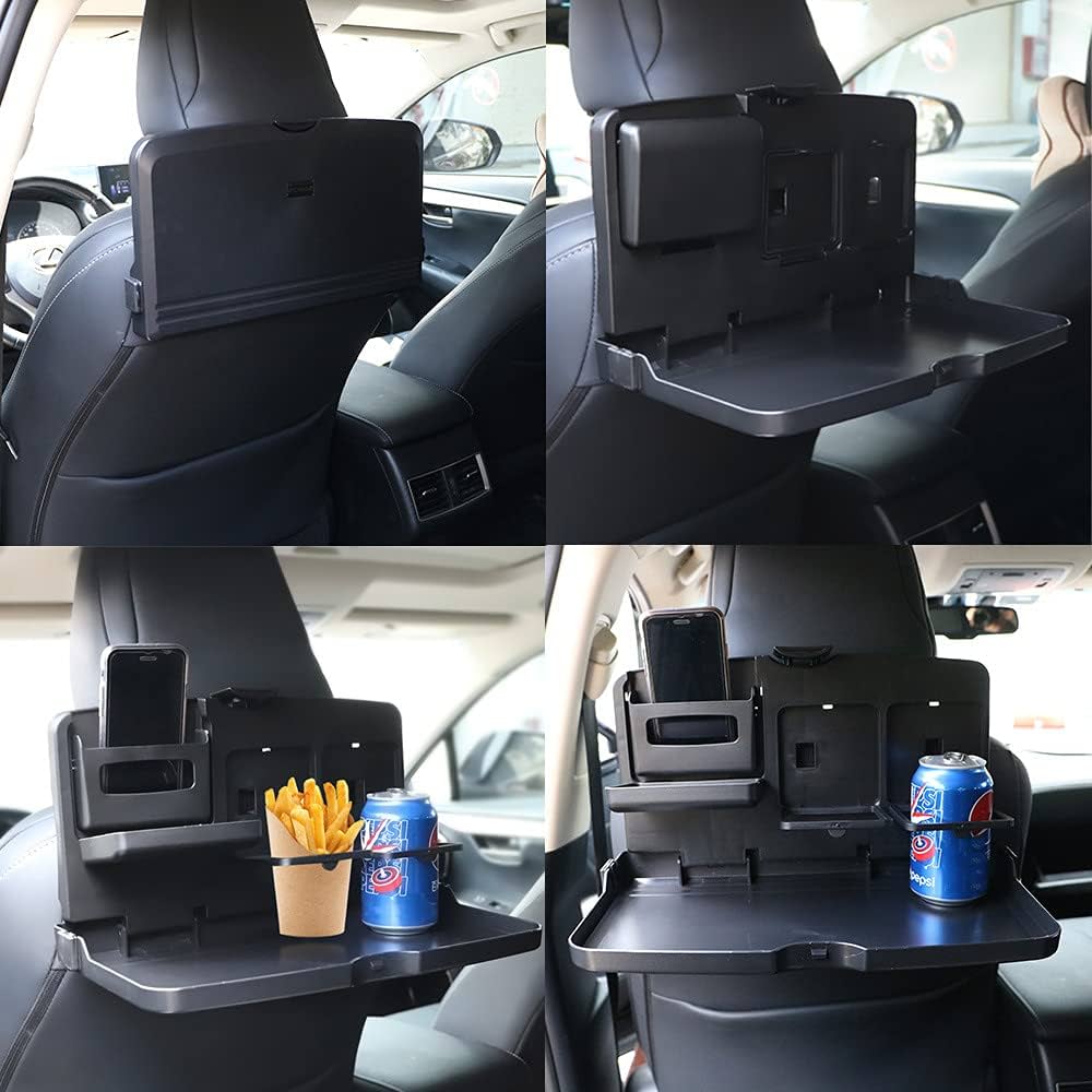 Car back seat food tray