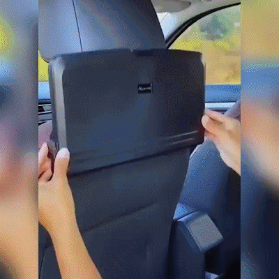 Car back seat food tray